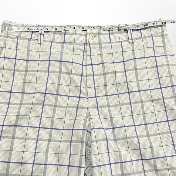 Nike Golf Shorts Plaid Pattern Casual Athletic Performance - Men's Size 36 - Picture 6 of 9